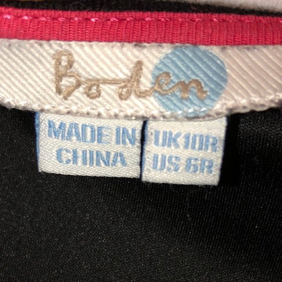 boden black super high quality tailored shift twill cotton knee length d… - Picture 2 of 4